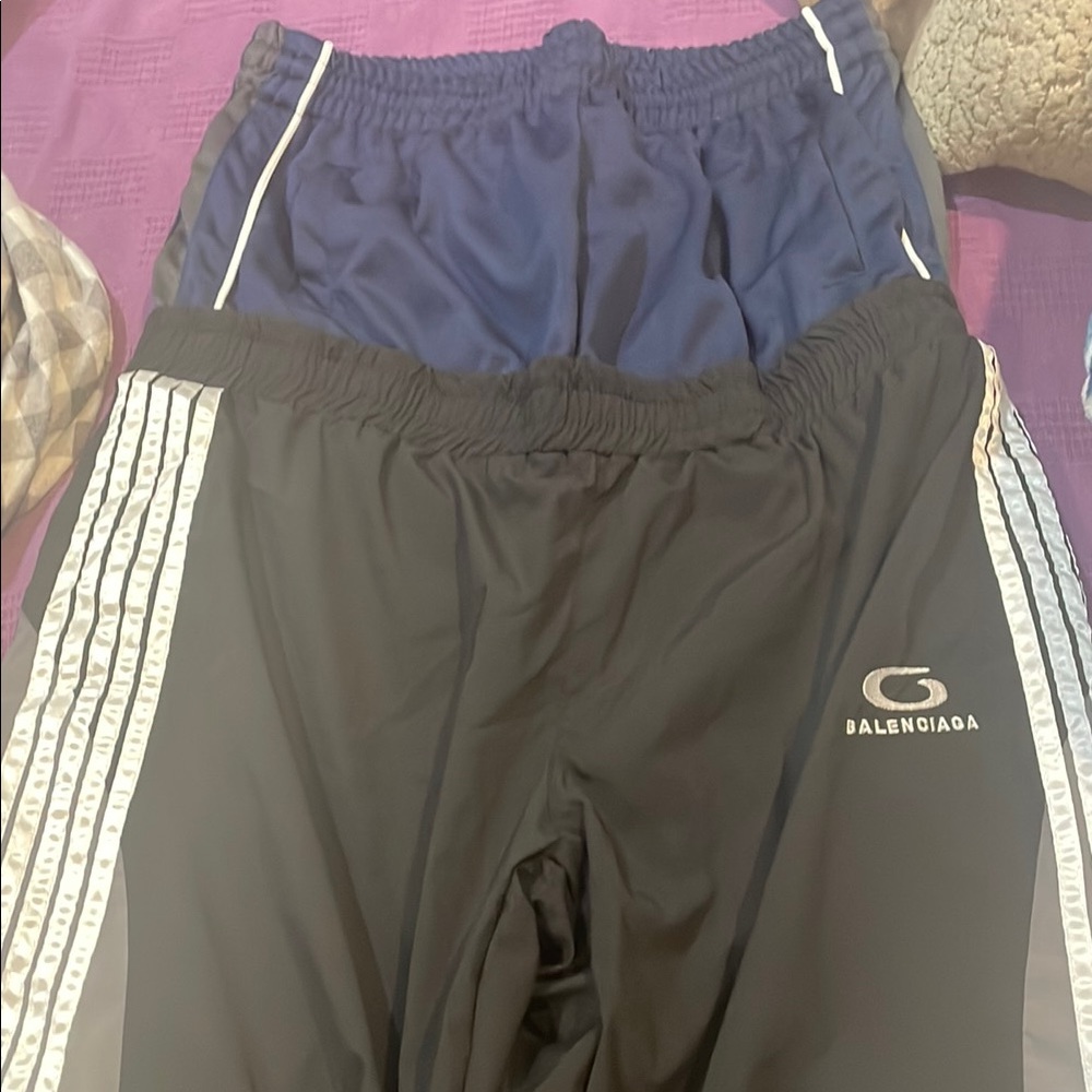 Balenciaga Black Sweatpants with Elastic Waistband